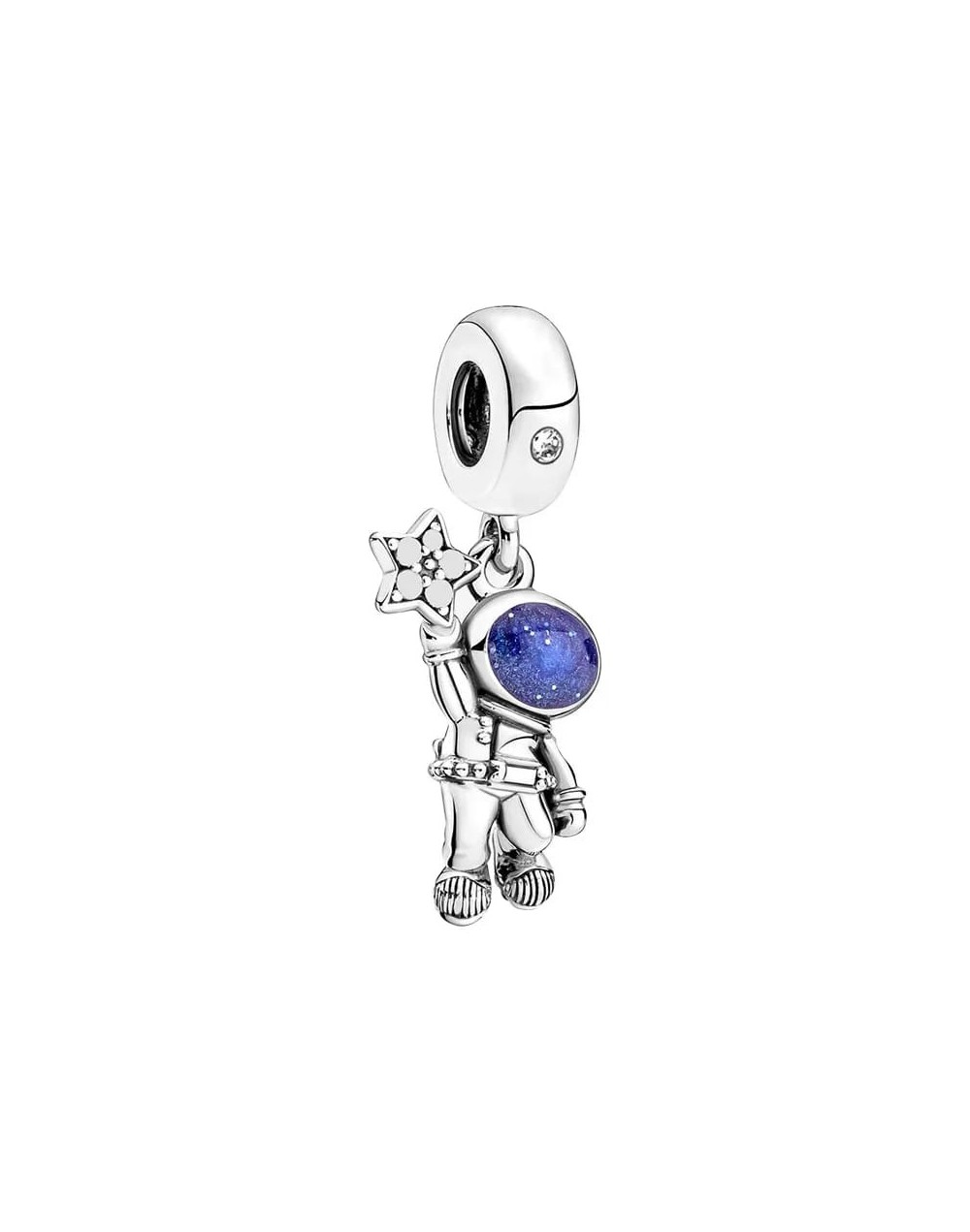 charm tipo pandora astronauta