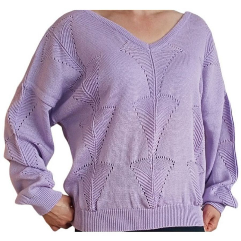 Sweater dama cuello v 