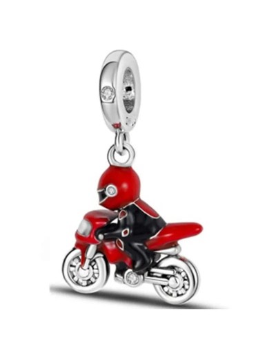 charm motociclista tipo pandora