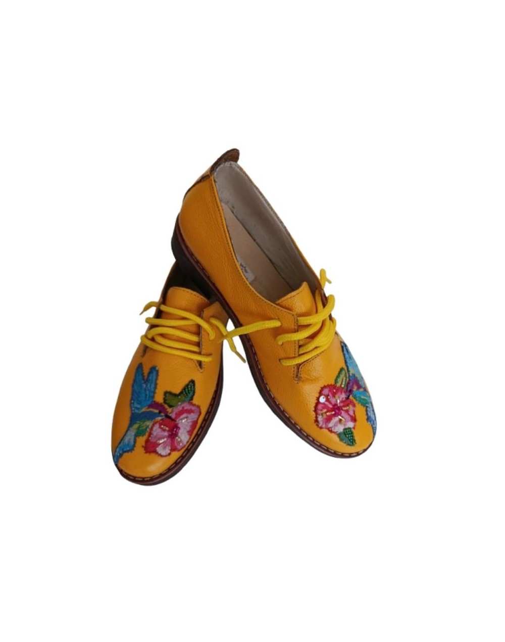 Mocasín Amarillo Bordados 