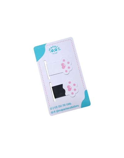 Separadores para libro garritas x2