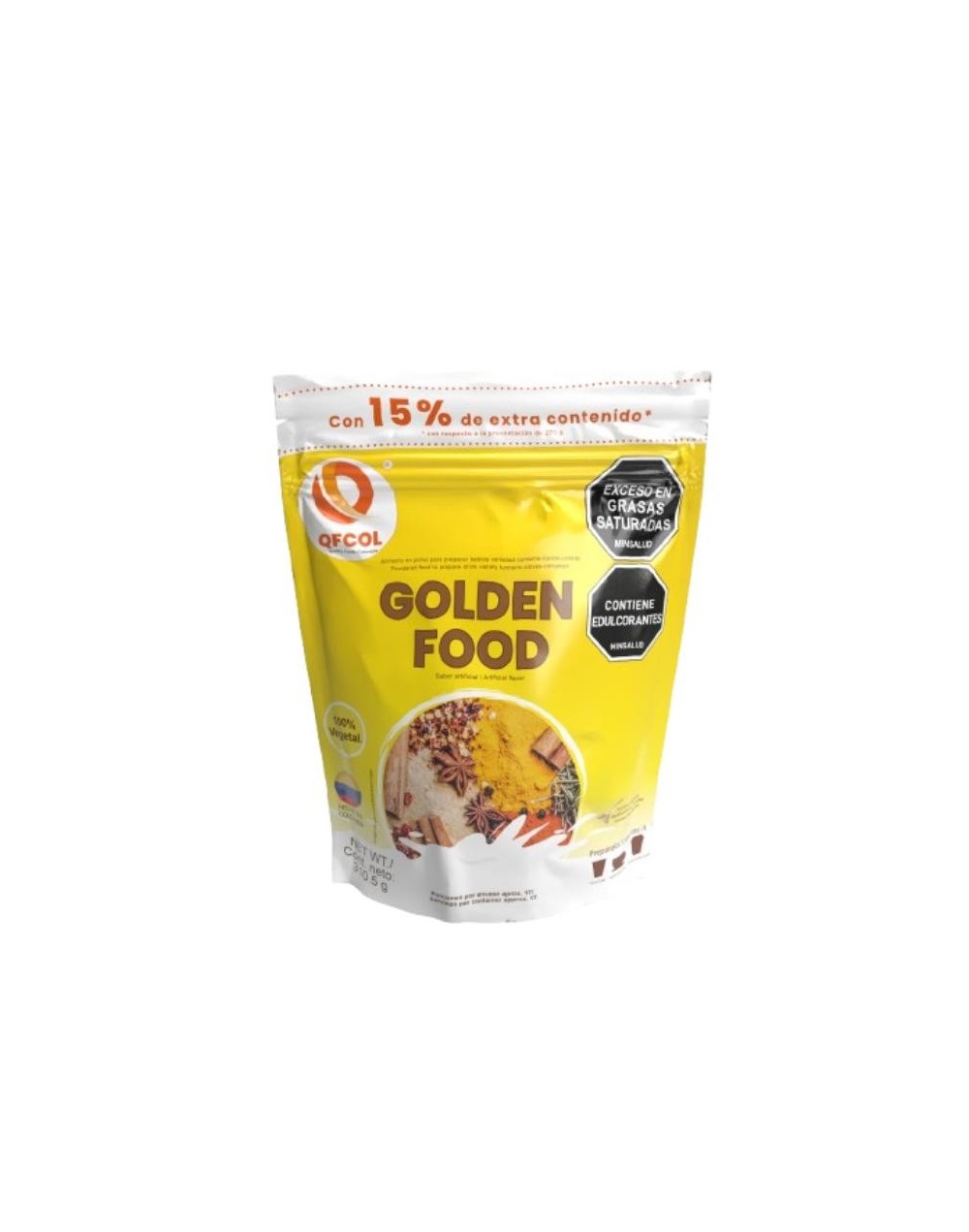 GOLDEN FOOD, LECHE DORADA, CURCUMA