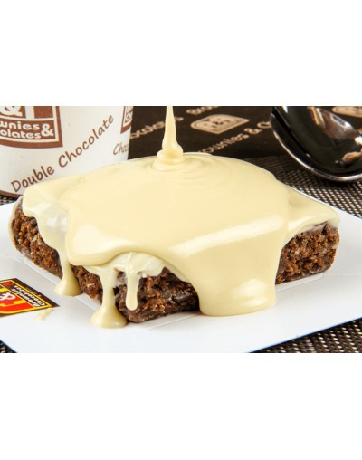 Brownie con Chocolate Blanco