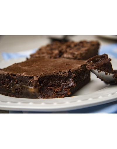 Brownie con Caramelo