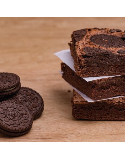 Brownie con Oreo