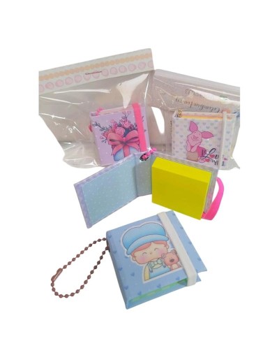 Mini libretas llavero