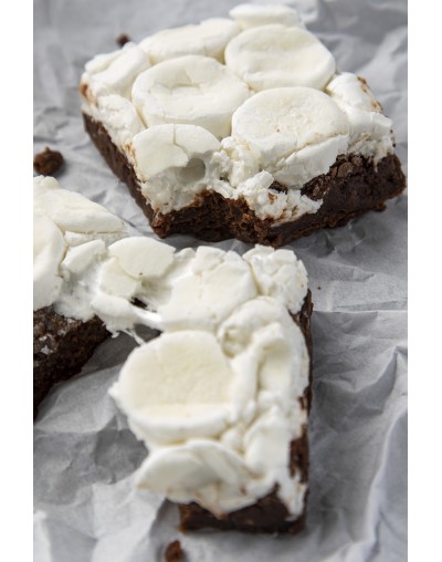 Brownie con Marshmallows