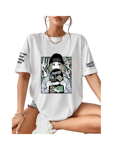 CAMISETA OVER DURAZNO