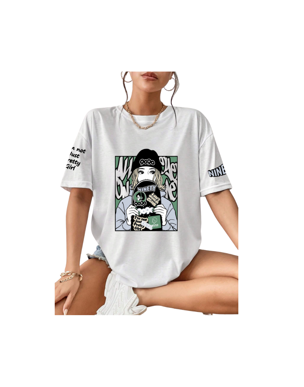 CAMISETA OVER DURAZNO