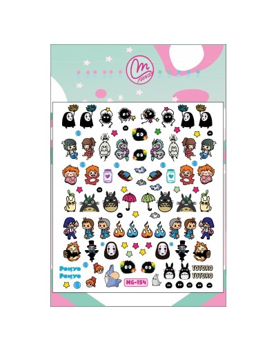 Stickers para uñas Anime Ghibli