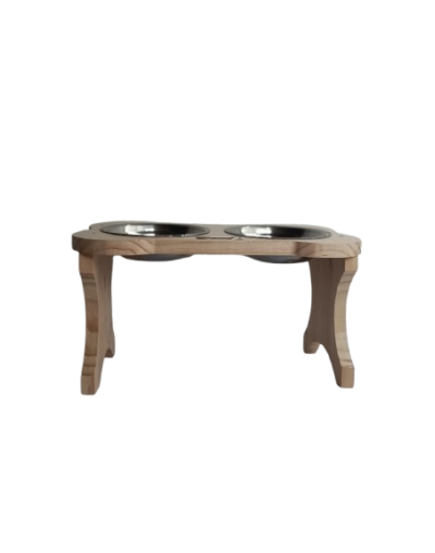 Comedero ZENPET™ de pino premium | mediano
