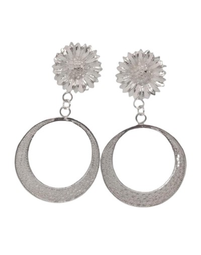 Aretes Girasol Diseñame Joyería Artesanal