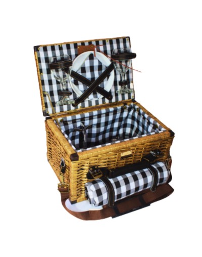 MALETIN MIMBRE PICNIC 2P LUJO