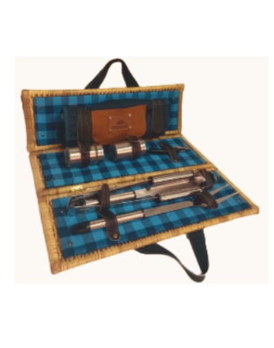 KIT PARRILLA BBQ PORTATIL