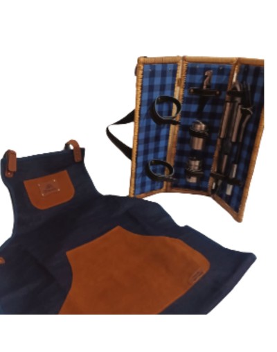 KIT PARRILLA BBQ PORTATIL