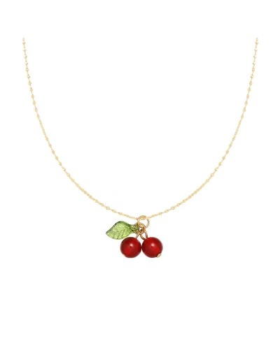 collar cerezas 