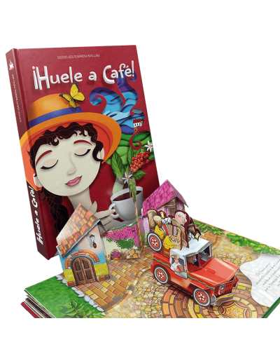 Huele a café Libro Viajero, Versión Ingles y español