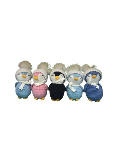 Pingüinos en amigurumi  Creaciones Soladú