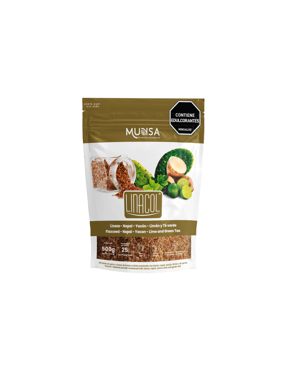 LINAZA NOPAL YACÓN LIMÓN Y TÉ VERDE