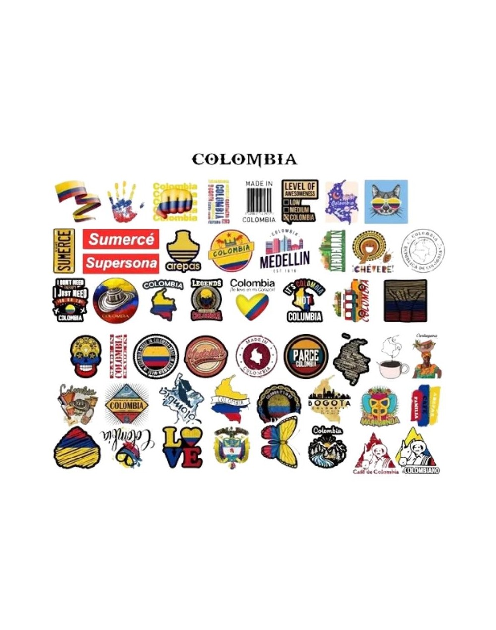 STICKERS Y CALCOMANIAS