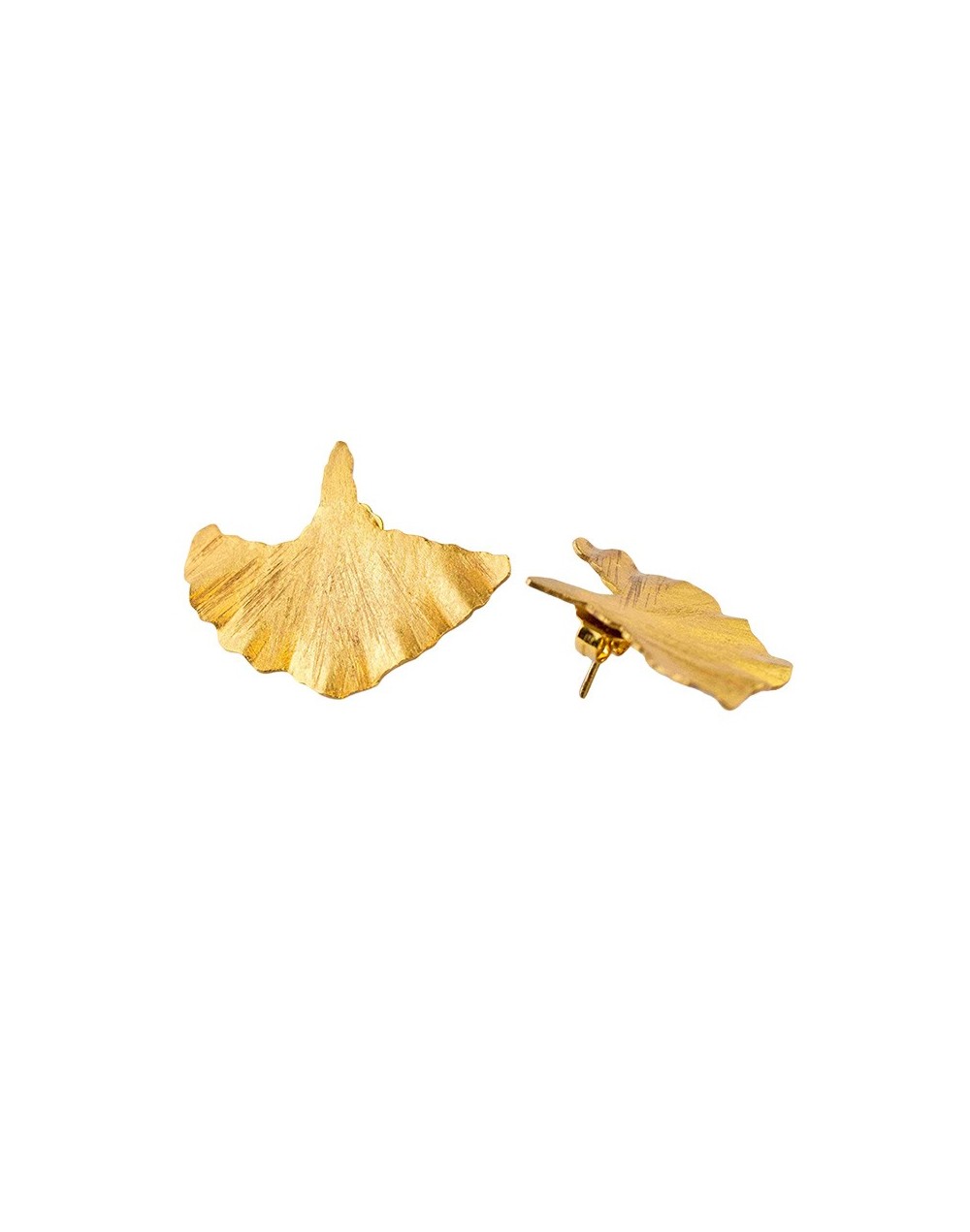 Aretes Ginkgo dorados