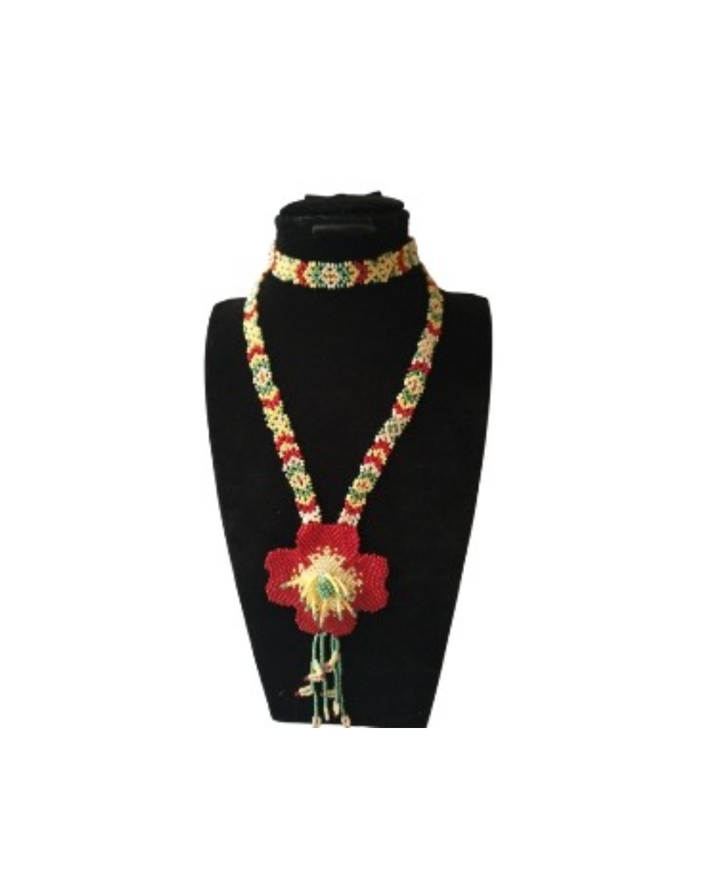 collar Flor largo