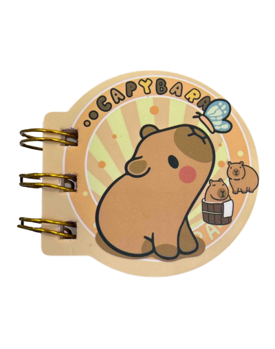 MINI LIBRETA CAPIBARA