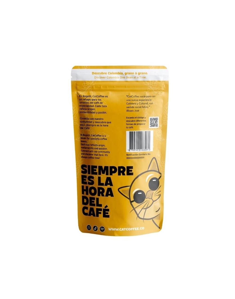 Café Colombiano de Especialidad 500g | CatCoffee