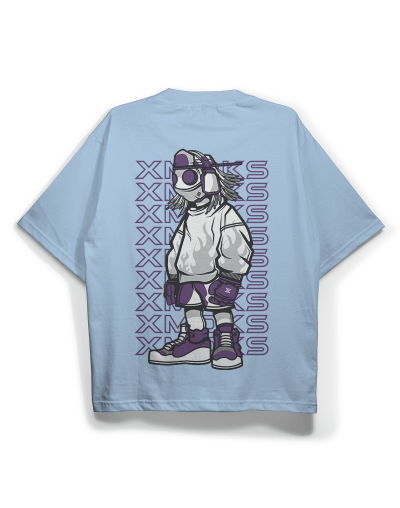 Camiseta Oversize X-Legend – Xmoks Streetwear