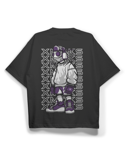 Camiseta Oversize X-Legend Negro