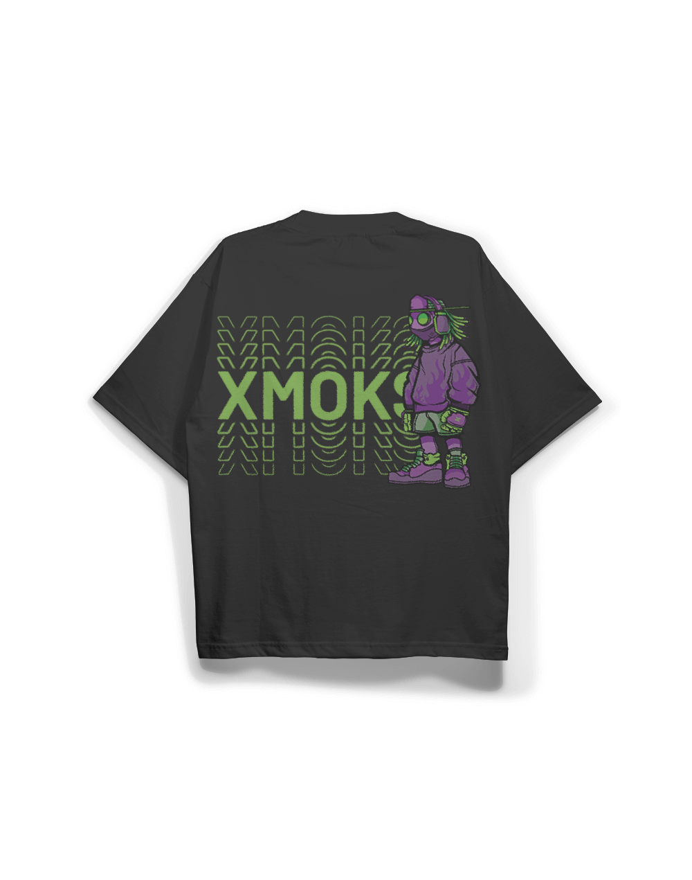 Camiseta Oversize Verdor Psicodelico – Xmoks Streetwear