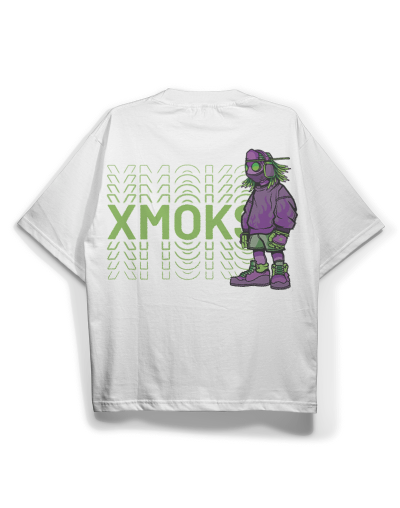 Camiseta Oversize Verdor Psicodelico – Xmoks Streetwear