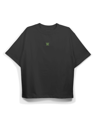 Camiseta Oversize Verdor Psicodelico – Xmoks Streetwear