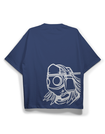 Camiseta Oversize Kinetic Core – Xmoks Streetwear