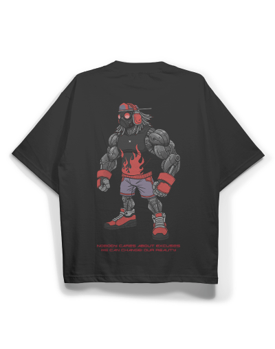 Camiseta Oversize No Pain No Gain