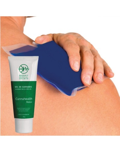 CANNAHEALTH RELAX  COMPRESA MULTIUSOS FRÍO Y CALOR 