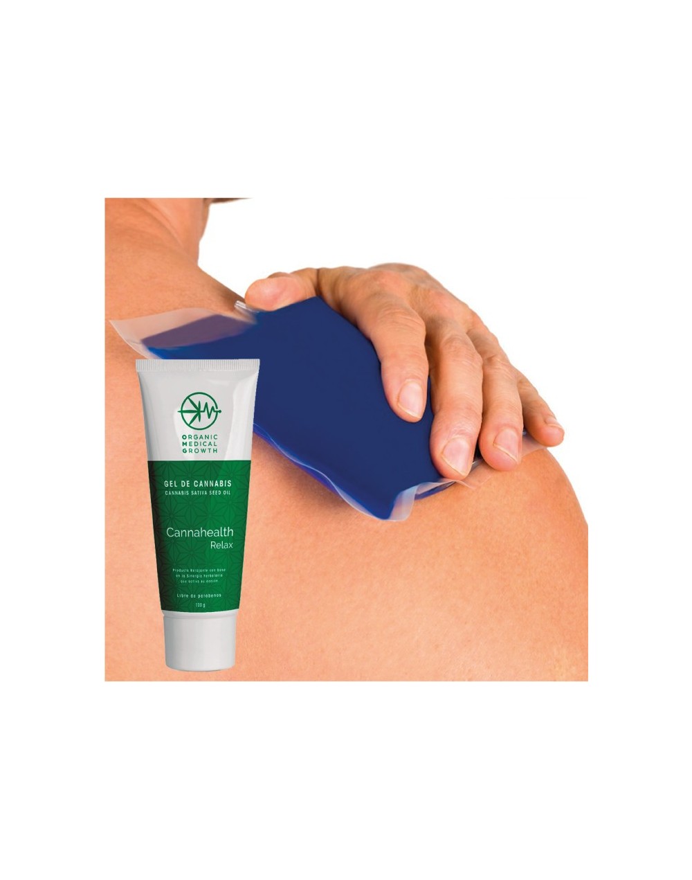 CANNAHEALTH RELAX  COMPRESA MULTIUSOS FRÍO Y CALOR 