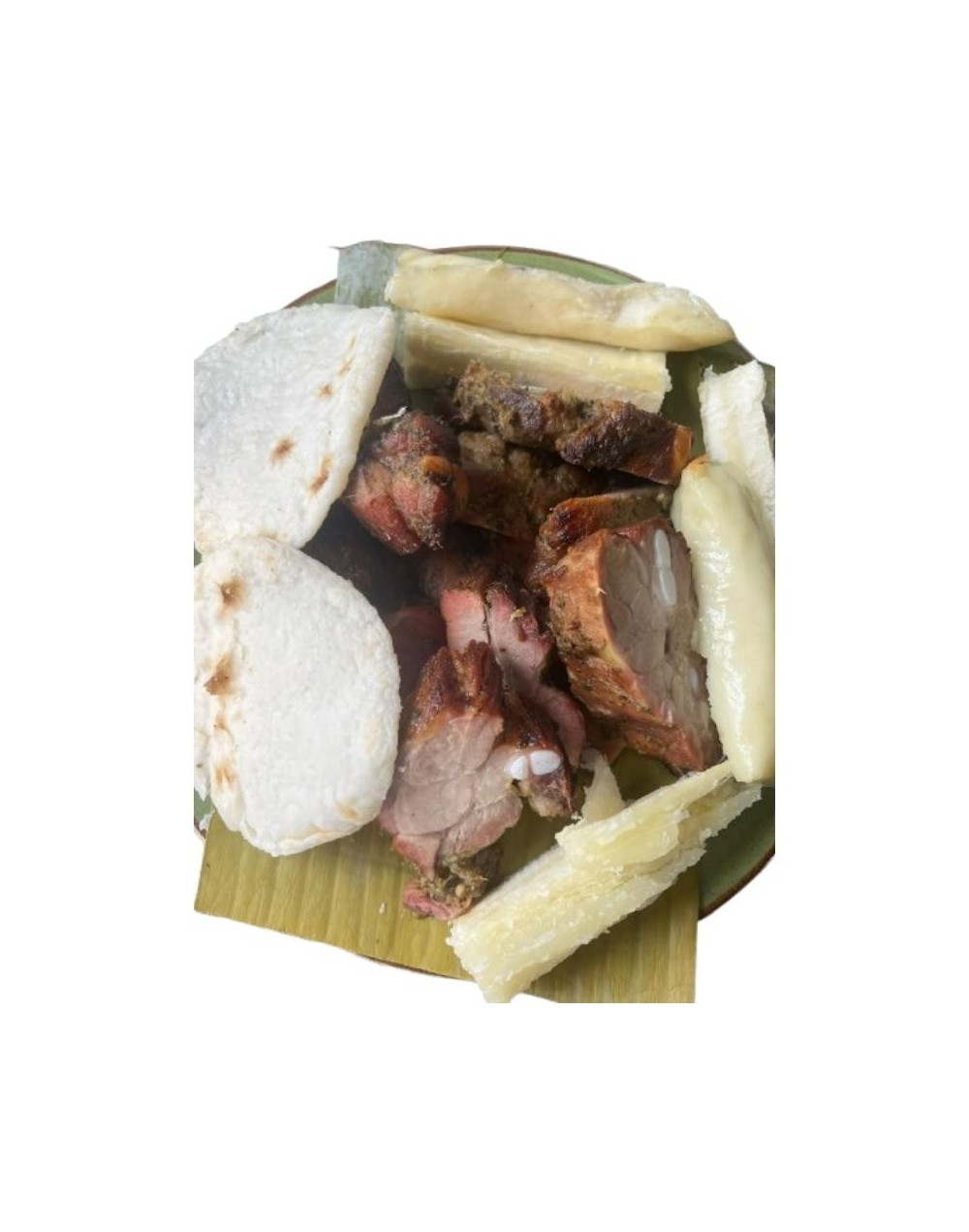 Asado Huilense Plato 500 Gramos  La Delicia Huilense
