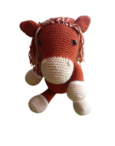 Caballito en Amigurumi Creaciones Soladú