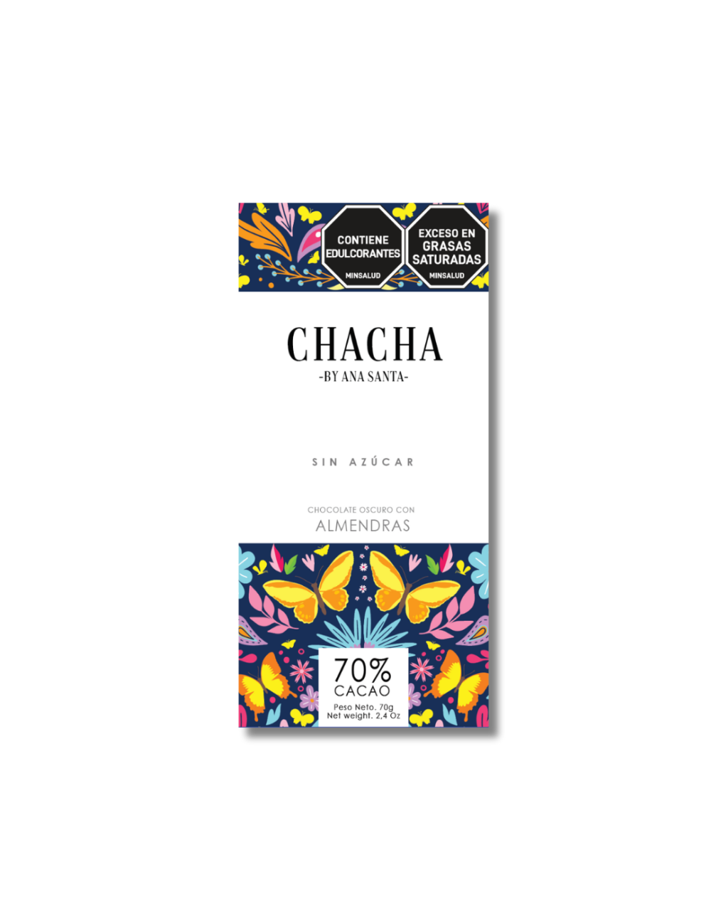 Chocolate con Almendras - 70% cacao