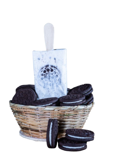 Helado Artesanal con Galleta Negra