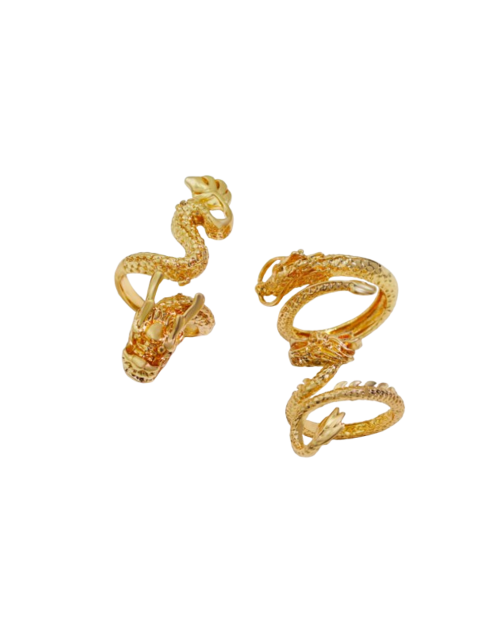 Anillos Dragón Dorado