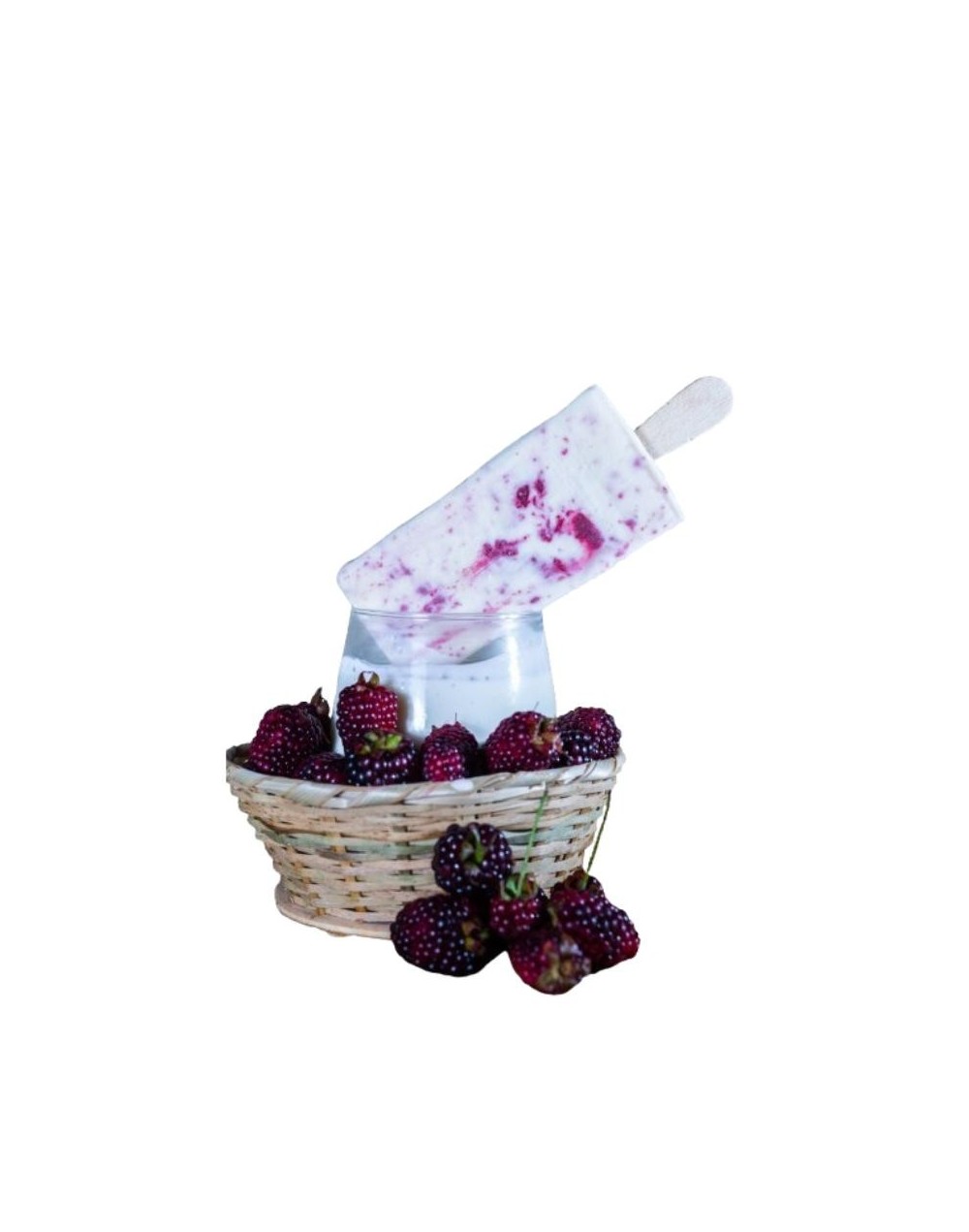 Helado Artesanal de Yogurt de Mora