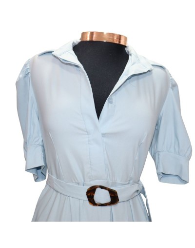 Vestido Camisero Largo