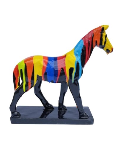 ESCULTURA CABALLO CON BASE