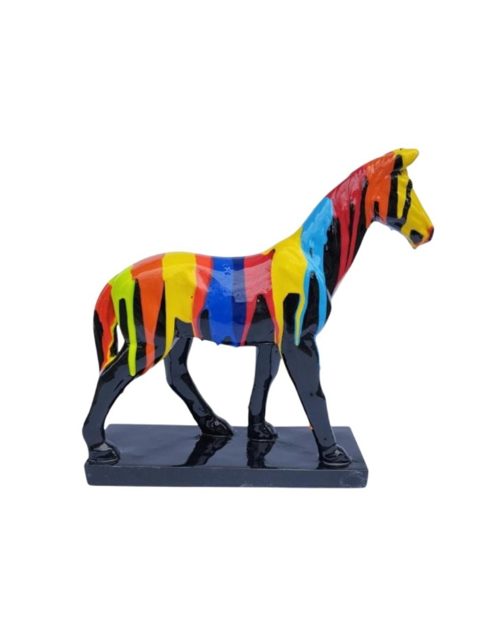 ESCULTURA CABALLO CON BASE