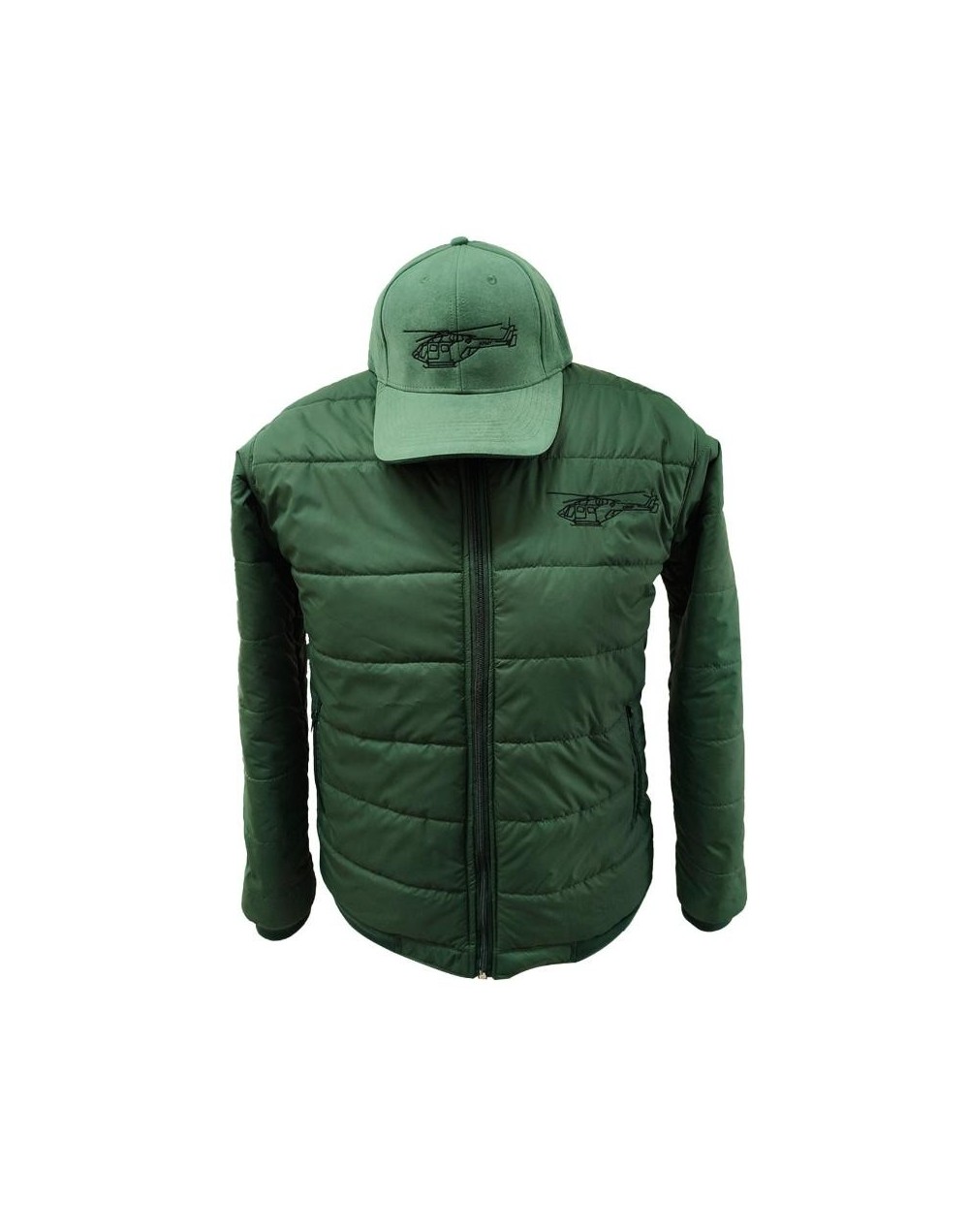 KIT GORRA Y CHAQUETA EN NYLON ACOLCHADA 