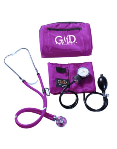  KIT DE TENSIÓMETRO Y FONENDOSCOPIO RAPPAPORT PÚRPURA