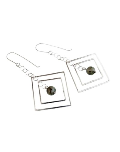 Aretes Rana labradorita 