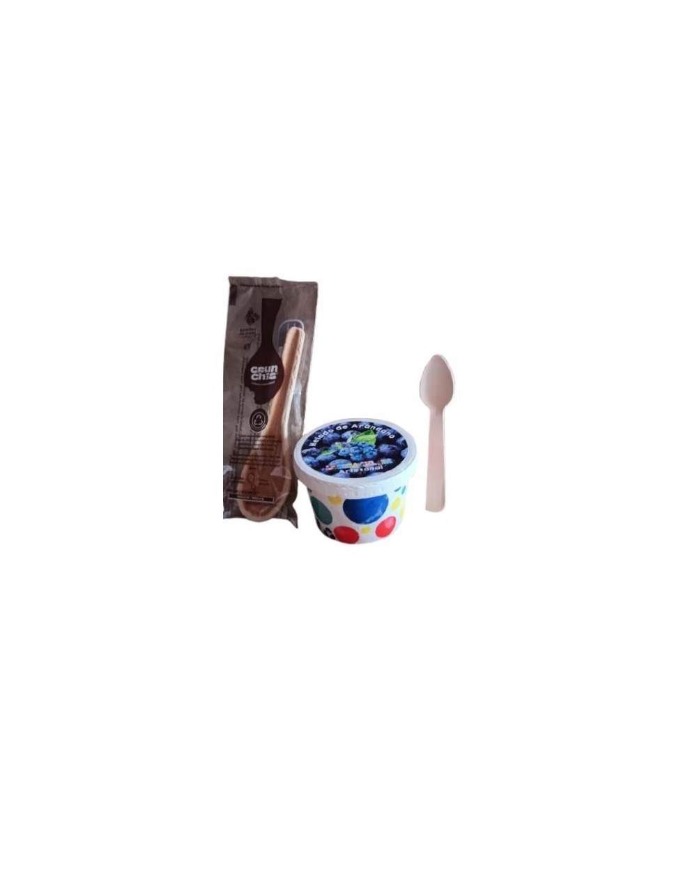 Helado artesanal de arándano Locura Helada